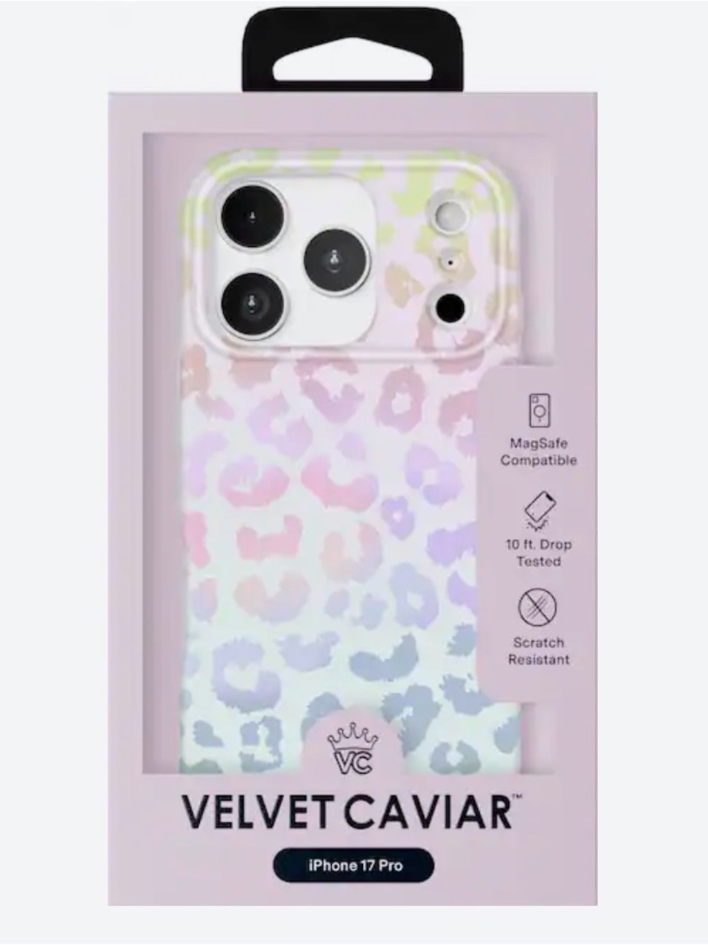 Velvet Caviar Pastel Leopard iPhone 17 Pro Case - Pink, Purple, Blue, Green